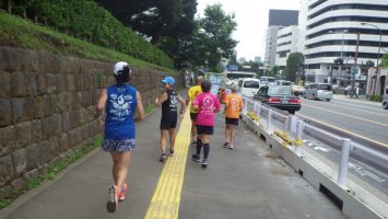 2019/07/10の颯走塾水曜マラソン練習会in東宮1