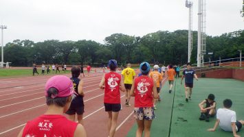 2019/07/17の颯走塾水曜マラソン練習会in織田フィールド2