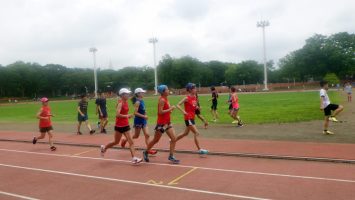 2019/07/17の颯走塾水曜マラソン練習会in織田フィールド7