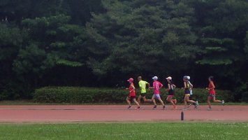 2019/07/24の颯走塾水曜マラソン練習会in織田フィールド7