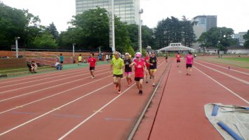 2019/07/24の颯走塾水曜マラソン練習会in織田フィールド8