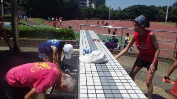 2019/08/07の颯走塾水曜マラソン練習会in織田フィールド2