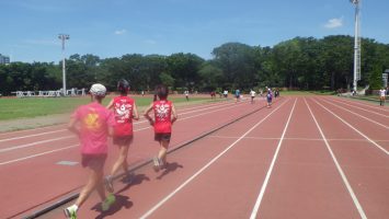 2019/08/07の颯走塾水曜マラソン練習会in織田フィールド5