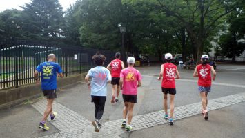 2019/08/21の颯走塾水曜マラソン練習会in織田フィールド1