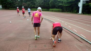 2019/08/21の颯走塾水曜マラソン練習会in織田フィールド7