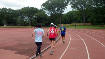 2019/08/21の颯走塾水曜マラソン練習会in織田フィールド8