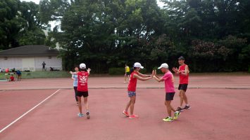 2019/08/21の颯走塾水曜マラソン練習会in織田フィールド9