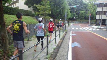 2019/08/28の颯走塾水曜マラソン練習会in東宮3