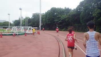 2019/09/04の颯走塾水曜マラソン練習会in織田フィールド3