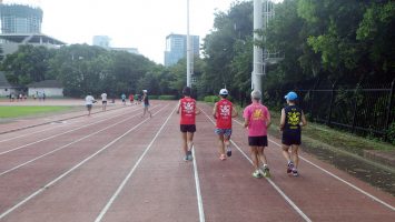 2019/09/11の颯走塾水曜マラソン練習会in織田フィールド1