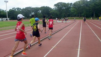 2019/09/11の颯走塾水曜マラソン練習会in織田フィールド3