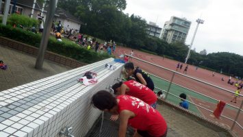 2019/09/11の颯走塾水曜マラソン練習会in織田フィールド4