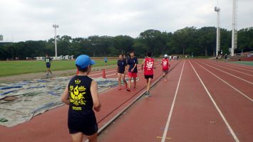 2019/09/11の颯走塾水曜マラソン練習会in織田フィールド5