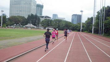 2019/10/16の颯走塾水曜マラソン練習会in織田フィールド2