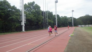 2019/10/16の颯走塾水曜マラソン練習会in織田フィールド3