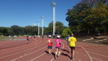 2019/10/23の颯走塾水曜マラソン練習会in織田フィールド1