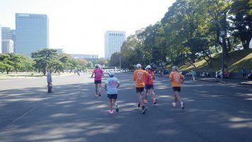 2019/11/06の颯走塾水曜マラソン練習会in皇居6