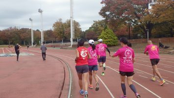 2019/11/13の颯走塾水曜マラソン練習会in織田フィールド2