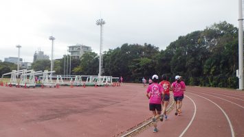 2019/11/13の颯走塾水曜マラソン練習会in織田フィールド3