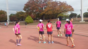 2019/11/13の颯走塾水曜マラソン練習会in織田フィールド4