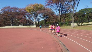 2019/11/20の颯走塾水曜マラソン練習会in織田フィールド2