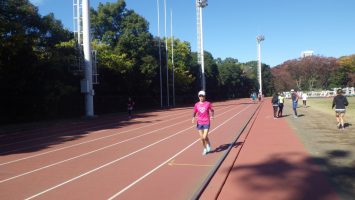 2019/11/20の颯走塾水曜マラソン練習会in織田フィールド5