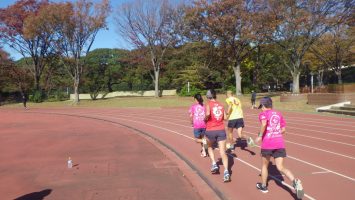 2019/11/20の颯走塾水曜マラソン練習会in織田フィールド6