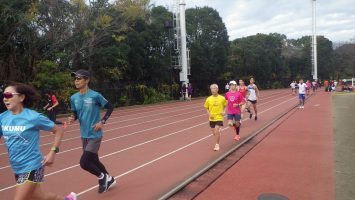 2019/12/18の颯走塾水曜マラソン練習会in織田フィールド4