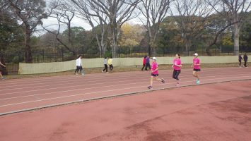 2019/12/18の颯走塾水曜マラソン練習会in織田フィールド5