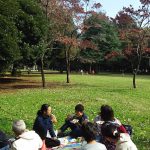 2017/11/01　マラソンの練習後は代々木公園で青空ランチ1