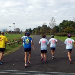 2018/11/07の颯走塾水曜マラソン練習会in舎人公園4