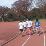 2018/11/21の颯走塾水曜マラソン練習会in織田フィールド4