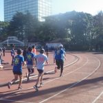 2018/12/19の颯走塾水曜マラソン練習会in織田フィールド2