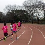 2019/02/27の颯走塾水曜マラソン練習会in織田フィールド4