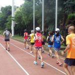 2019/07/03の颯走塾水曜マラソン練習会in織田フィールド1