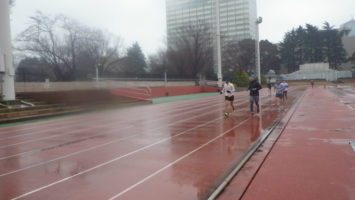 2020/01/08の颯走塾水曜マラソン練習会in織田フィールド4