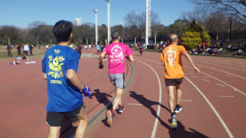 2020/02/05の颯走塾水曜マラソン練習会in織田フィールド2