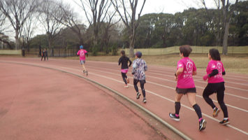 2020/01/22の颯走塾水曜マラソン練習会in織田フィールド3