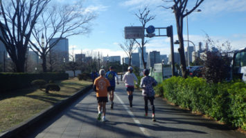 2020/01/29の颯走塾水曜マラソン練習会in皇居1