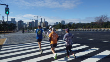 2020/01/29の颯走塾水曜マラソン練習会in皇居2