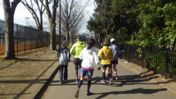 2020/02/12の颯走塾水曜マラソン練習会in織田フィールド1