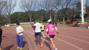 2020/02/12の颯走塾水曜マラソン練習会in織田フィールド2