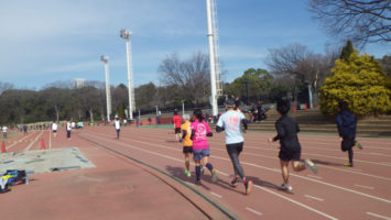 2020/02/12の颯走塾水曜マラソン練習会in織田フィールド3