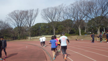 2020/02/12の颯走塾水曜マラソン練習会in織田フィールド5