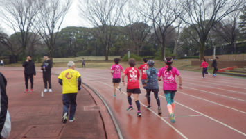 2020/02/26の颯走塾水曜マラソン練習会in織田フィールド4