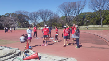 2020/03/25の颯走塾水曜マラソン練習会in織田フィールド4